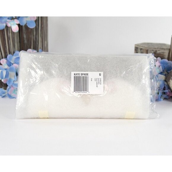 Kate Spade Black Leather Frosty Penguin Large Zip Around Lacey Wallet NWT - Picture 8 of 8